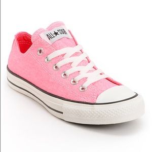 All Star Washed Neon Pink Converse